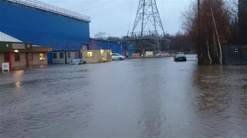 Flooding in Cumbria and Lancaster 