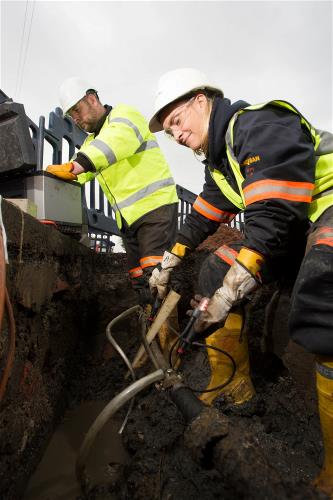 Engineers replacing 2.4km of underground electricity cables